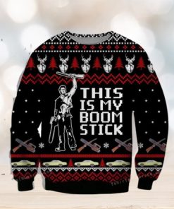 Ash Williams Army Of Darkness This Is My Boom Stick Ugly Sweater For Woman