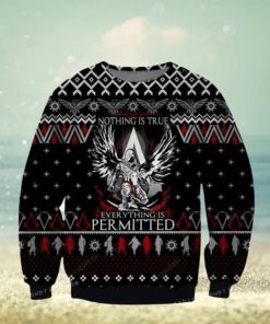 Assassin Is Creed Nothing Is True Everything Is Permitted Ugly Sweater Christmas Party