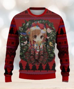 Asuna Sword Art Online Mc Thanksgiving Women Mens Ugly Christmas Sweater