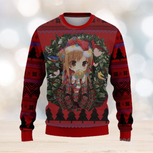 Asuna Sword Art Online Mc Thanksgiving Women Mens Ugly Christmas Sweater