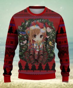 Asuna Sword Art Online Mc Thanksgiving Women Mens Ugly Christmas Sweater