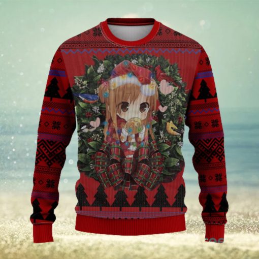 Asuna Sword Art Online Mc Thanksgiving Women Mens Ugly Christmas Sweater