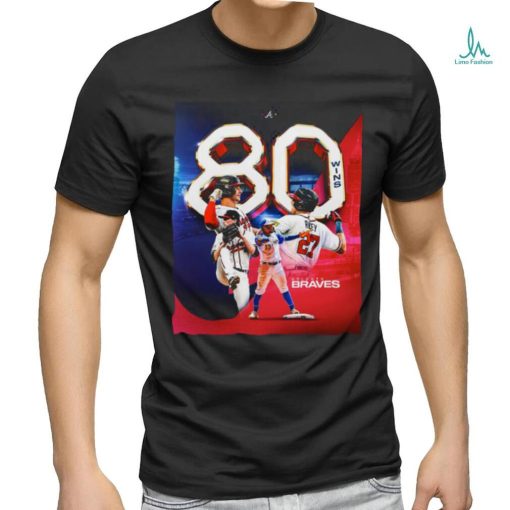 Atlanta Braves 80 Wins relentless shirt