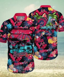 Atlanta Braves MLB Floral 3D Hawaiian Shirt