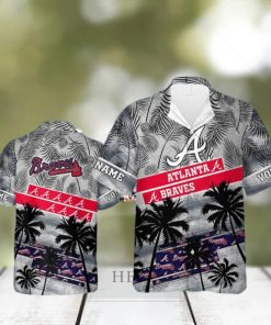 Atlanta Braves MLB Personalized Palm Tree Hawaiian Shirt