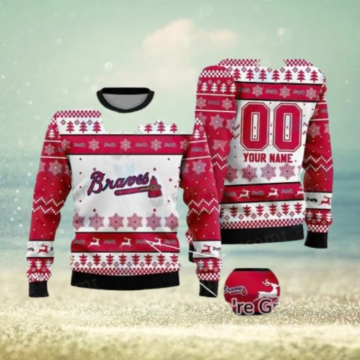 Atlanta Braves Ugly Sweater Custom Unique Atlanta Braves Gifts