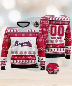 Atlanta Braves Ugly Sweater Custom Unique Atlanta Braves Gifts