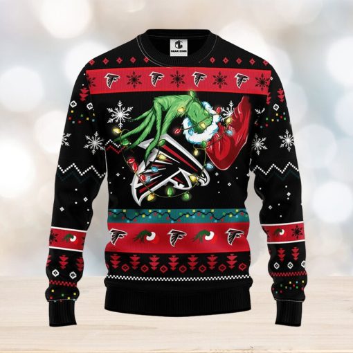 Atlanta Falcons Grinch Christmas Ugly Sweater