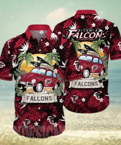 Atlanta Falcons NFL Floral Full Printed Hawaiian Shirt