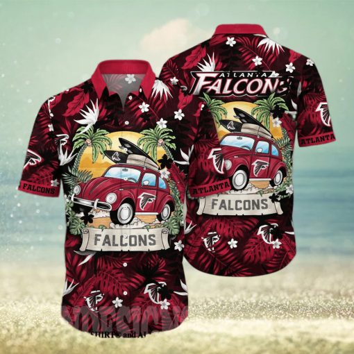 Atlanta Falcons NFL Floral Full Printed Hawaiian Shirt