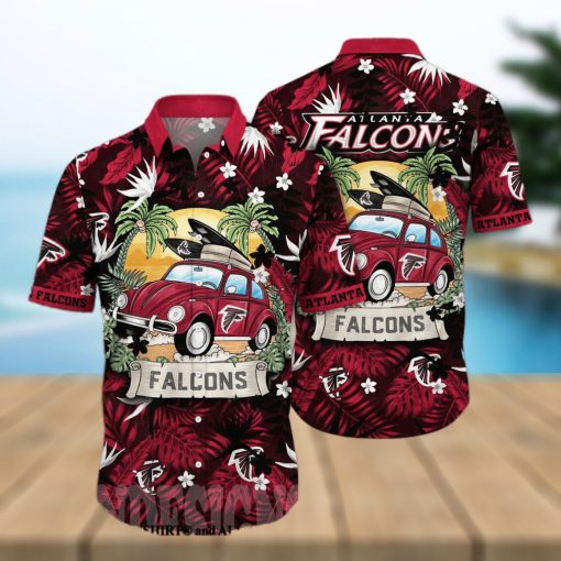 Atlanta Falcons NFL Floral Full Printed Hawaiian Shirt