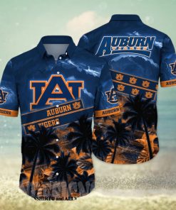 Auburn Tigers NCAA Floral Classic Full Printed Hawaiian Shirt