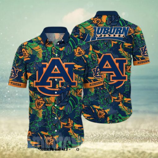 Auburn Tigers NCAA Floral Full Printing Classic Hawaiian Shirt