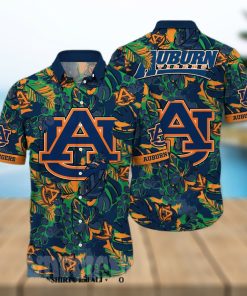 Auburn Tigers NCAA Floral Full Printing Classic Hawaiian Shirt