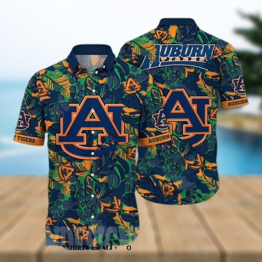 Auburn Tigers NCAA Floral Full Printing Classic Hawaiian Shirt