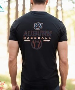 AUB  Auburn Under Armour Baseball Script 3/4 Raglan Sleeve Tee