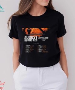 August Burns Red Band World Tour 2023 Merch, August Burns Red 2023 Concert Shirt, August Burns Red 2023 Tour Tickets Black Shirt