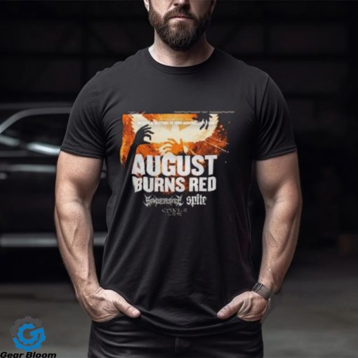 August Burns Red Band World Tour 2023 Merch, August Burns Red 2023 Concert Shirt, August Burns Red 2023 Tour Tickets T Shirt