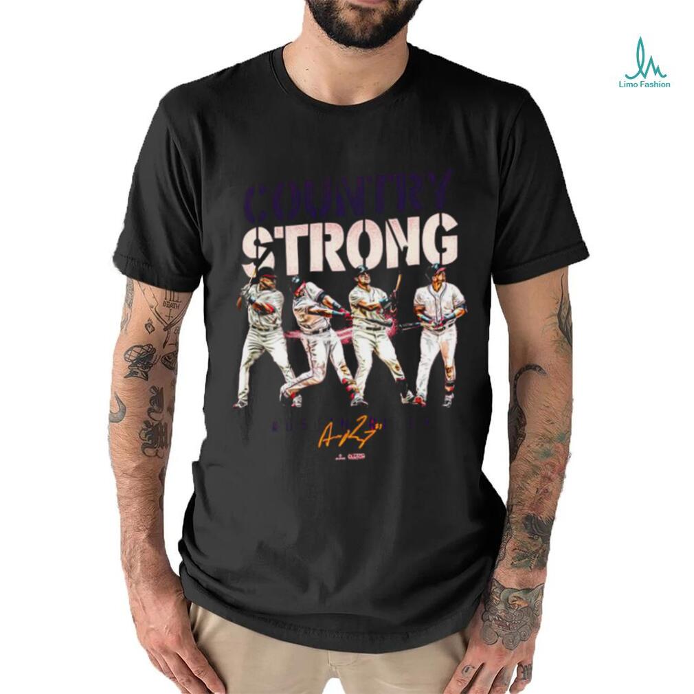 Official austin riley country strong mlbpa T-shirt, hoodie, sweater, long  sleeve and tank top