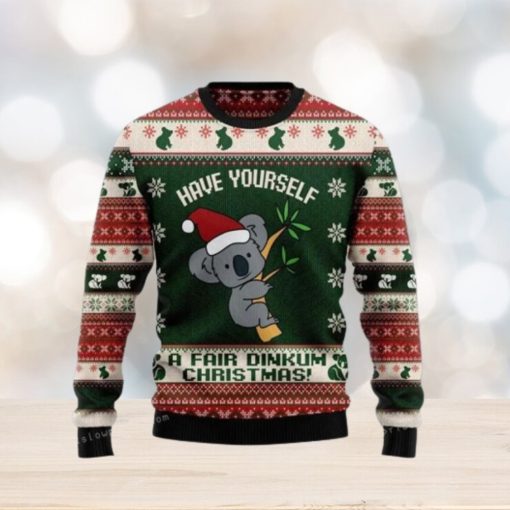 Australian Fair Dinkum Christmas Ugly Sweater