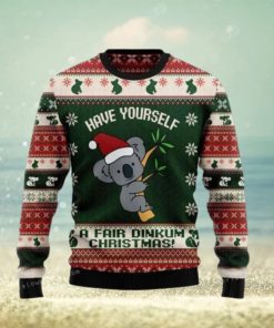 Australian Fair Dinkum Christmas Ugly Sweater