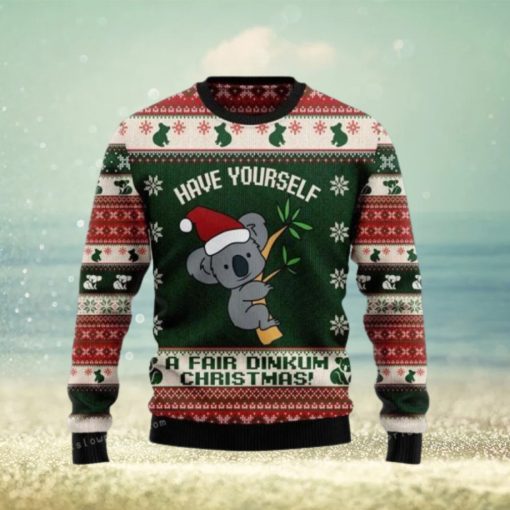 Australian Fair Dinkum Christmas Ugly Sweater