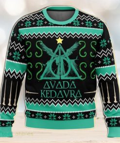 Avada Kedavra Ugly Christmas Sweater 3D Gift For Men And Women