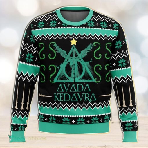 Avada Kedavra Ugly Christmas Sweater 3D Gift For Men And Women