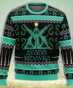 Avada Kedavra Ugly Christmas Sweater 3D Gift For Men And Women