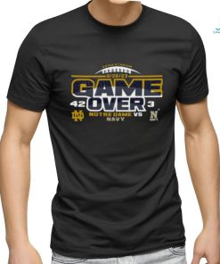Aviva Stadium 6 26 23 Game Over Notre Dame vs Navy 42 3 Shirt