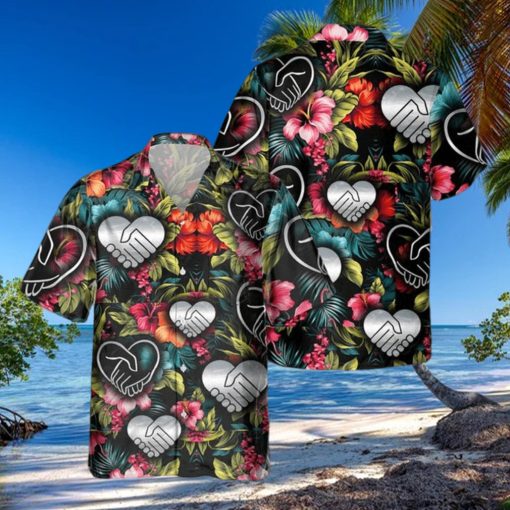 Awesome Caregiver  AOP Pocket Hawaiian Shirt