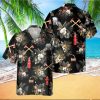 Hawaiian Aloha Shirts Fire Truck Firefighter Flag Pattern hawaiian shirt