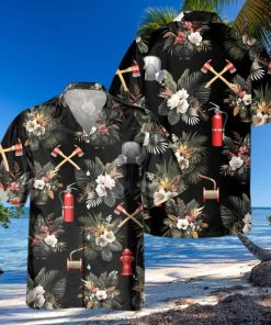 Awesome Firefighter AOP Pocket Hawaiian Shirt M030823HAWIN8AFIREZ6 hawaiian shirt