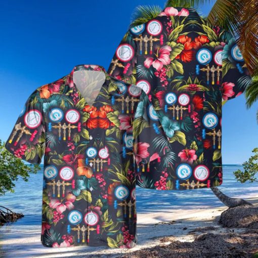 Awesome HVAC TECH  AOP Pocket Hawaiian Shirt