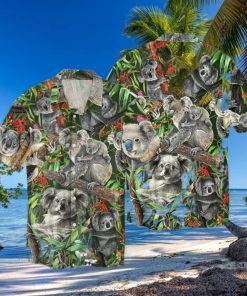 Awesome Koala Family Hawaiian Shirt