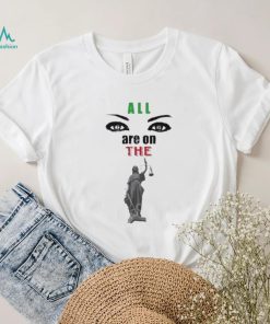 Awesome Lawrence i. okoro all eyes are on the lady justice t shirt