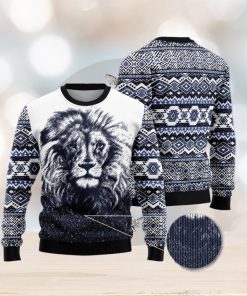 Awesome Lion Ugly Christmas Sweater Gift Men Women