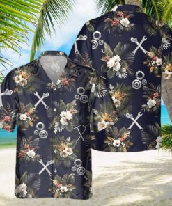 Awesome Mechanic  AOP Pocket Hawaiian Shirt