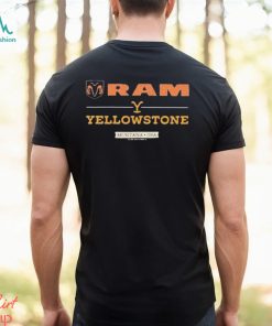 Awesome Yellowstone X Ram Montana USA logo design shirt
