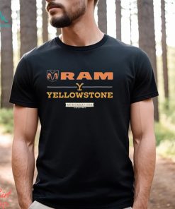 Awesome Yellowstone X Ram Montana USA logo design shirt