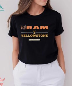 Awesome Yellowstone X Ram Montana USA logo design shirt