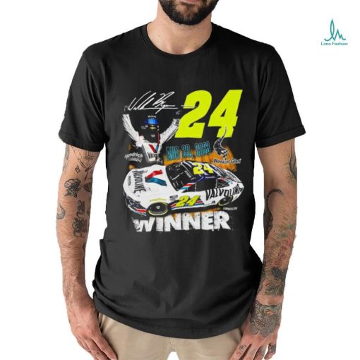 Awesome william Byron aug 20 2023 Winner shirt
