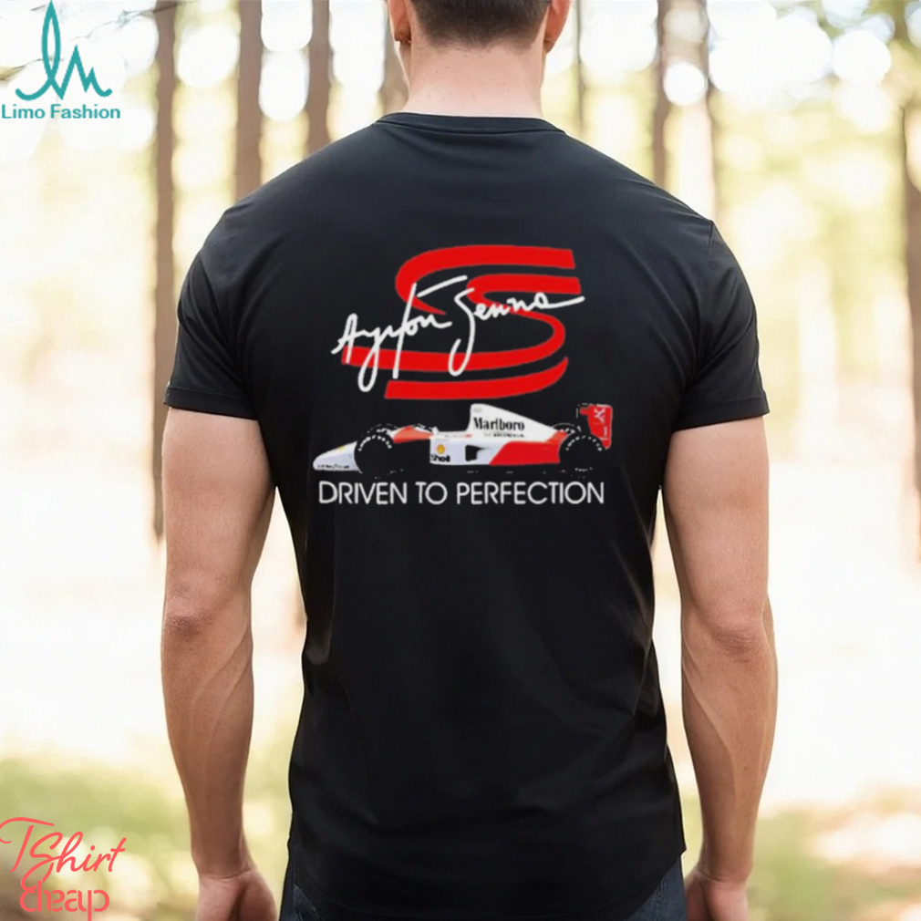 Ayrton Senna Driven To Perfection T Shirt Ayrton Senna Driven To Perfection T Shirt
