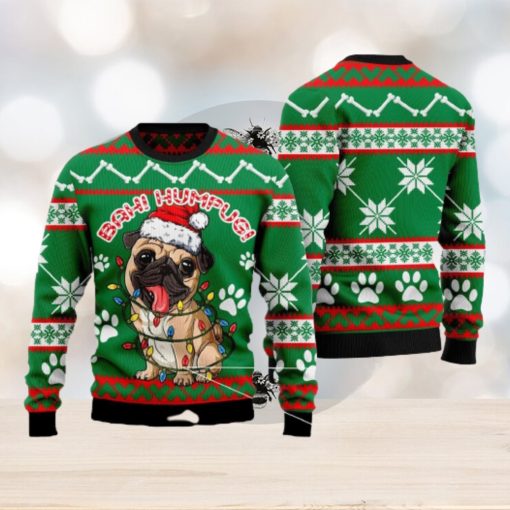 BAH! HumPug! Ugly Christmas Sweater For Men And Women