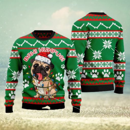 BAH! HumPug! Ugly Christmas Sweater For Men And Women