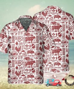 BBQ   Grill Vintage Hawaiian Shirt