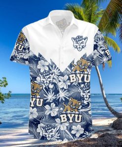 BYU Cougars 3D Hawaiian Shirt Tropical Seamless NCAA Men And Women Gift For Fans hawaiian shirt