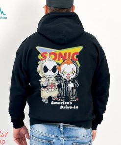 Baby Jack Skellington And Baby Pennywise Sonic America’s Drive In Shirt