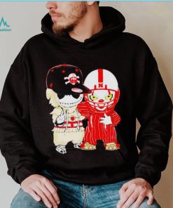 Baby Jack Skellington And Pennywise Nebraska Cornhuskers Halloween shirt