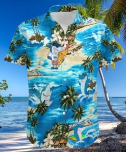 Baby Shark Surfing Summer Vibe Hawaiian Aloha Shirts